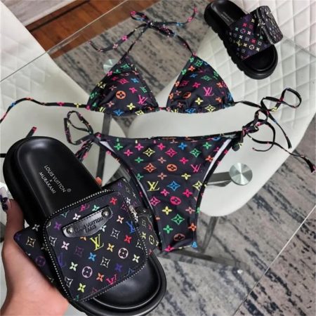 1 set fashion sandals & swimsuit LOV #26644