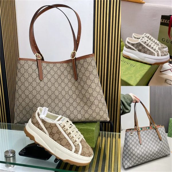 1 set fashion casual shoes & Tote bag free shipping GUI #26671