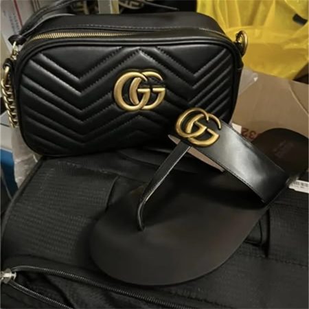 1 set fashion slipper & camera bag free shipping GUI #26742
