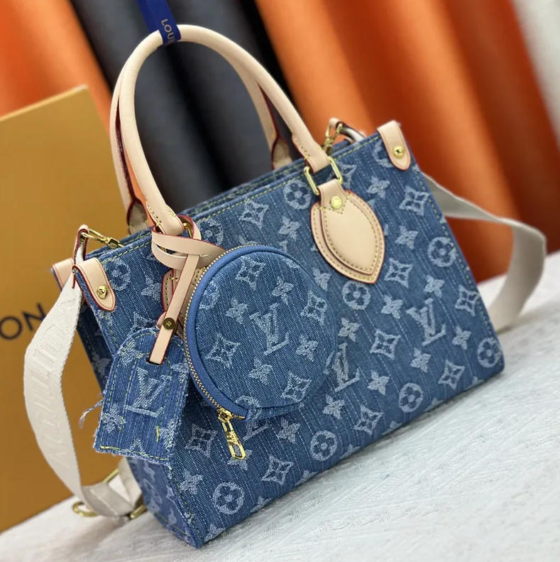 Top quality denimTote bag size:25*19*11cm LOV #26795 - Image 1
