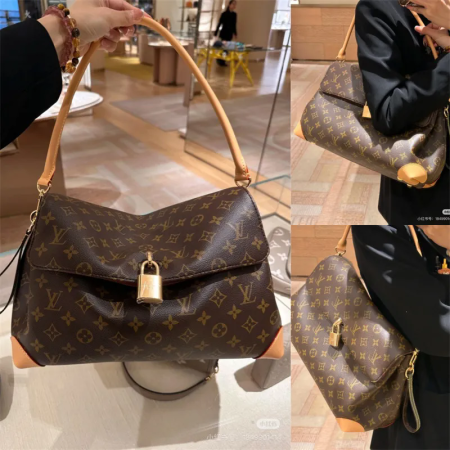 Top quality real leather shoulder bag size:30*18cm/37*24cm LOV #26819