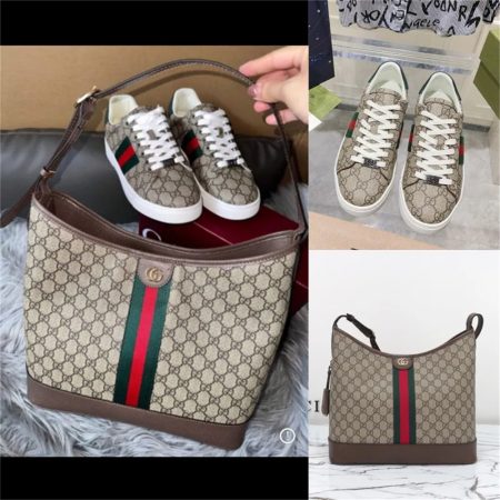 1 set fashion casual shoes & shoulder bag free shipping GUI #26893