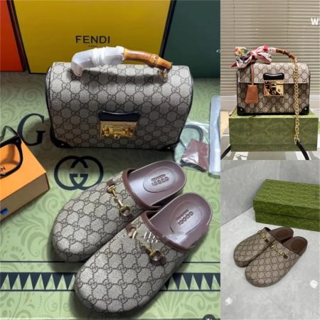 1 set fashion slipper & shoulder bag free shipping GUI #26933