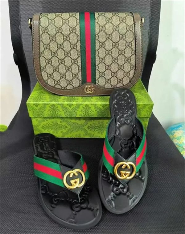 1 set fashion slipper & shoulder bag free shipping GUI #26942
