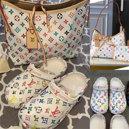 1 set fashion beach slippers & Tote bag free shipping LOV #26945
