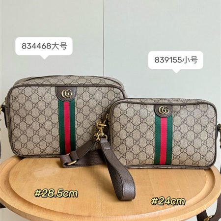 Top quality leather camera bag size:24cm/28cm GUI #26980