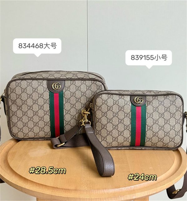 Top quality leather camera bag size:24cm/28cm GUI #26980