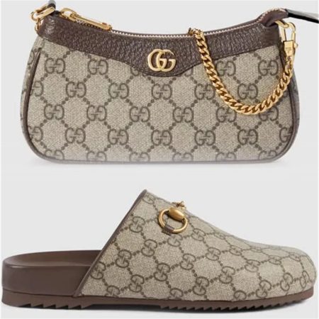 1 set fashion slippers & shoulder bag free shipping GUI #26982