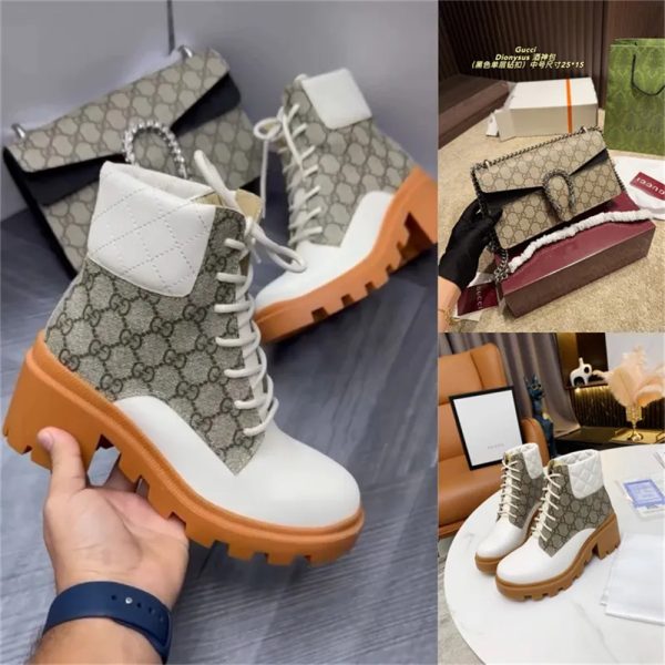 High quality boots & shoulder bag set free shipping GUI #26987