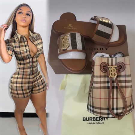 1 set fashion slipper & Jumpsuit & bag for women free shipping BUY #27127