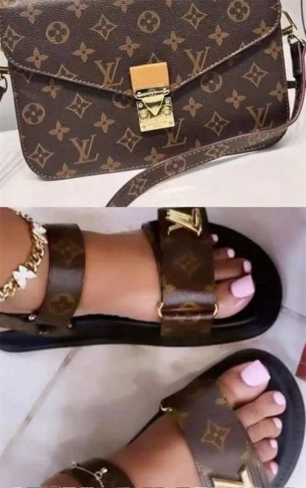 1 set sandal & shoulder bag LOV SY #27177