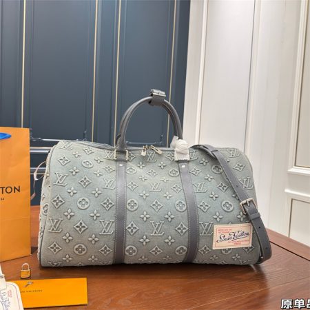 High quality denim luggage bag size:50*29*23cm LOV DS #28077