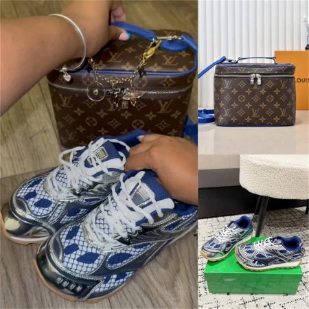 High quality sneaker & shoulder bag set free shipping LOV-BV #29023