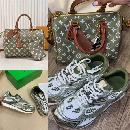 High quality sneaker & shoulder bag set free shipping LOV BV #29031