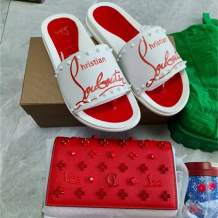 1 set fashion slipper & shoulder bag free shipping LOV #29148