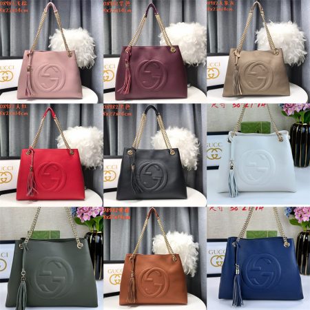 Top quality leather shoulder bag size:38*27*14cm GUI #29168