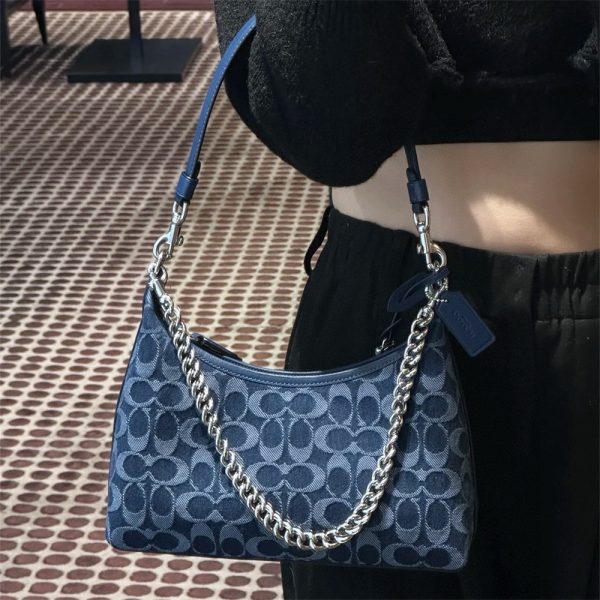 High quality denim shoulder bag size:27*15cm COH #29178,NEW ARRIVALS