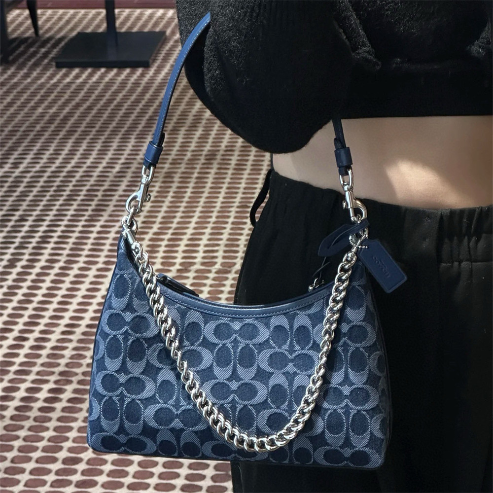High quality denim shoulder bag size:27*15cm COH #29178,NEW ARRIVALS - Image 1