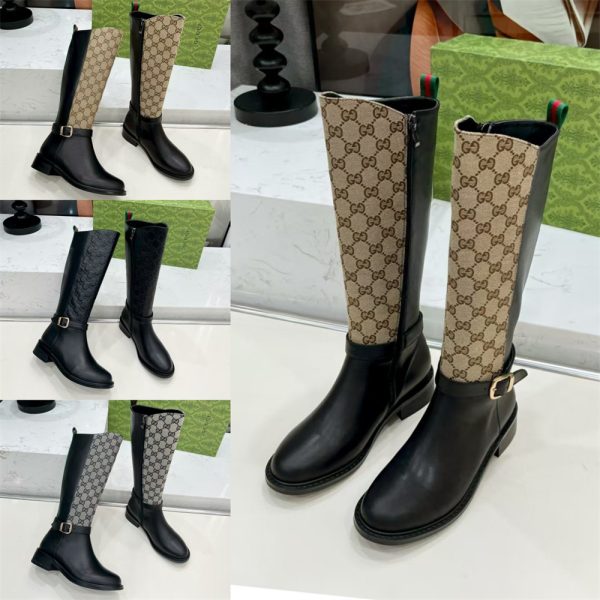 High quality long boots size:5-11 with box free shipping GUI #29195