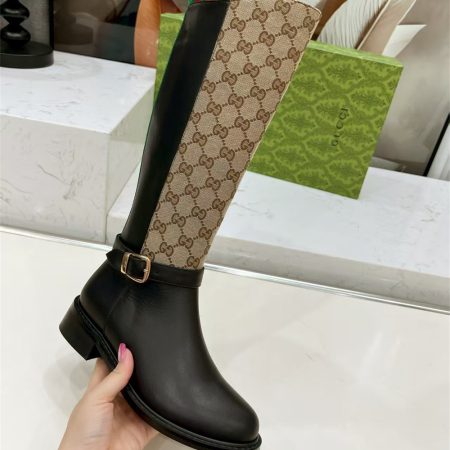 High quality long boots size:5-11 with box free shipping GUI #29195 - Image 2