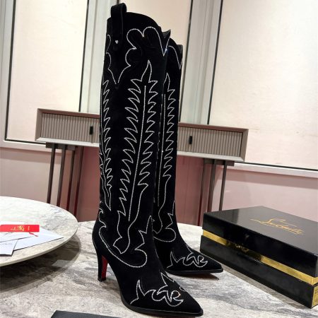 High quality long boots size:5-11 with box free shipping CLN #29201