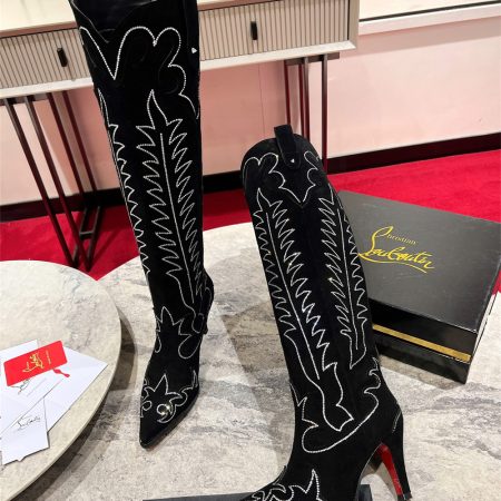High quality long boots size:5-11 with box free shipping CLN #29201 - Image 3