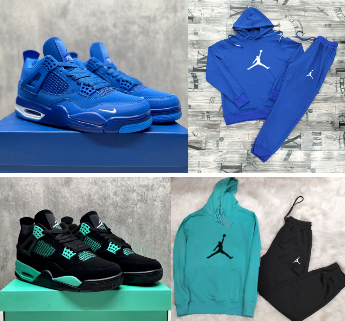 1 set fashion sport shoes & sport suit free shipping NIK #26848 - Image 1