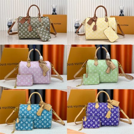 High quality leather handbag speedy size:25*15cmcm LOV #29224