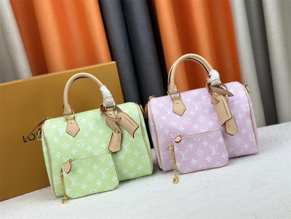 High quality leather handbag speedy size:25*15cmcm LOV #29224 - Image 3