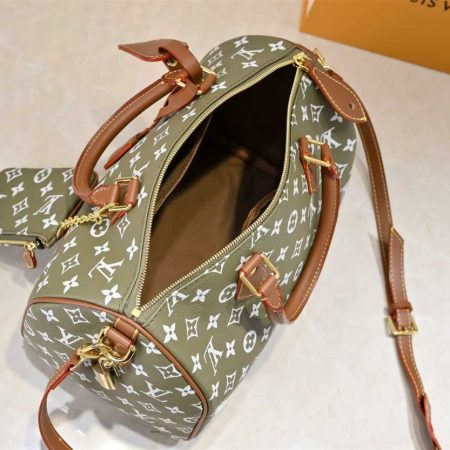 High quality leather handbag speedy size:25*15cmcm LOV #29224 - Image 6