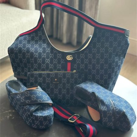 1 set fashion slipper & handbag free shipping GUI #29324