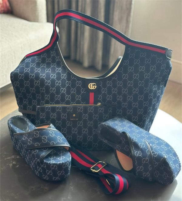 1 set fashion slipper & handbag free shipping GUI #29324
