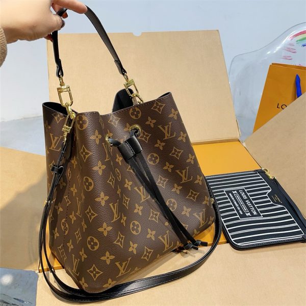 High quality casual sneaker & bucket bag free shipping LOV #29256