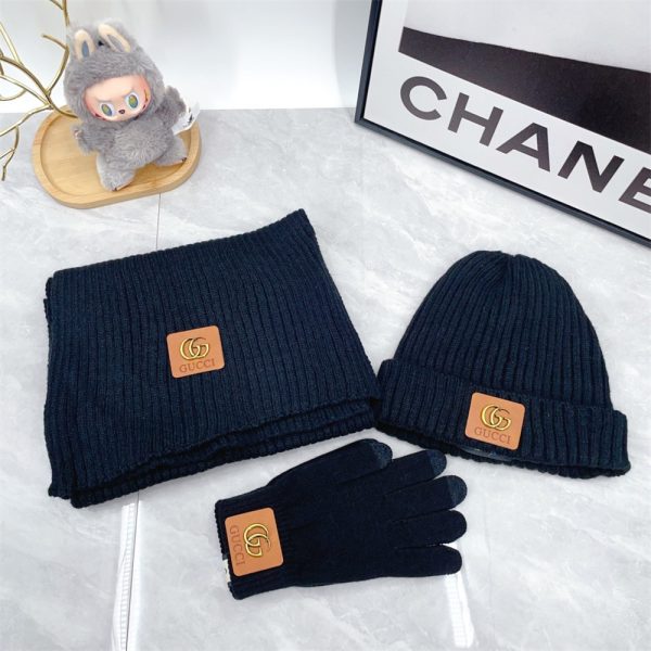 High quality scarf & hat & glove set GUI #29271