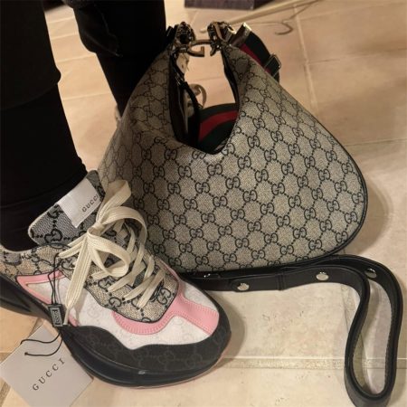 High quality casual sneaker & shoulder bag & belt free shipping GUI #29273