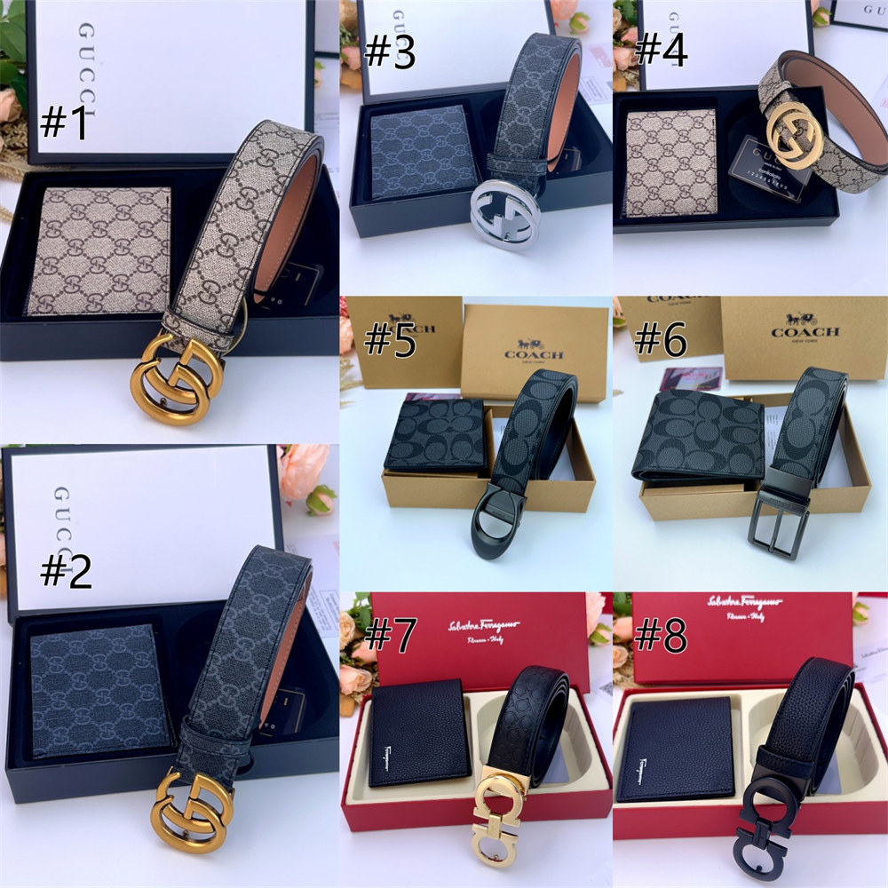 High quality belt & wallet gift box set #29274 - Image 1