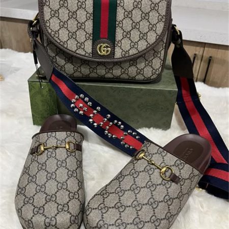 High quality slipper & shoulder bag free shipping GUI #29275