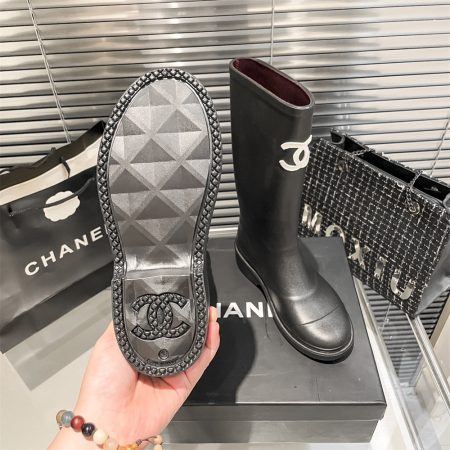 1 pair rain boots for women size:5-9 (no box) CHL #29327 - Image 3