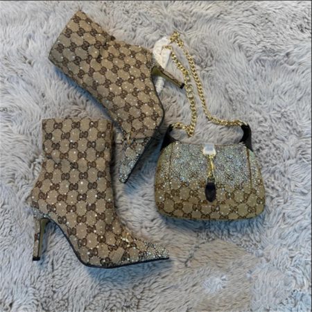 High quality boots & handbag set free shipping GUI #29361