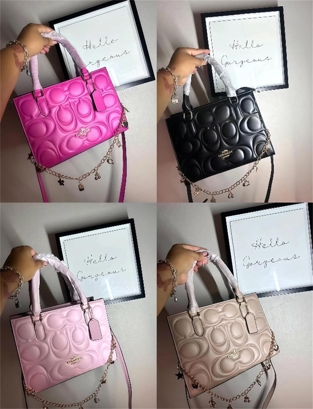 Wholesale fashion Tote bag size:25cm/35cm COH #29366 - Image 1