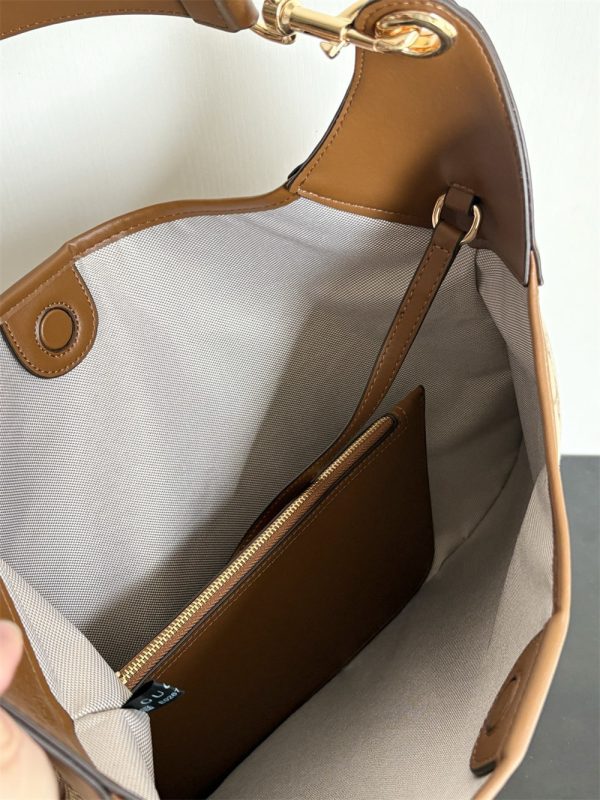 Top quality leather shoulder bag size:49*46*4cm GUI #29379