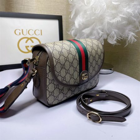 Top quality leather messenger bag size:23*17*7cm GUI #29382 - Image 2