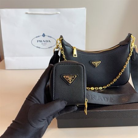 High quality shoulder bag size:24*7*12cm PRA #29396 - Image 3