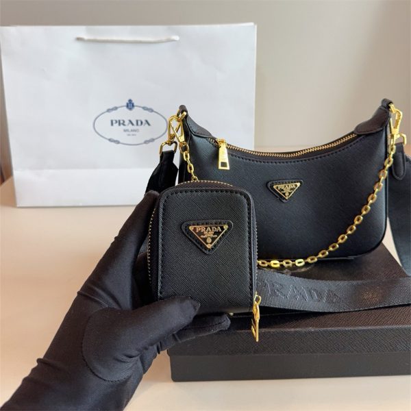 High quality shoulder bag size:24*7*12cm PRA #29396 - Image 3