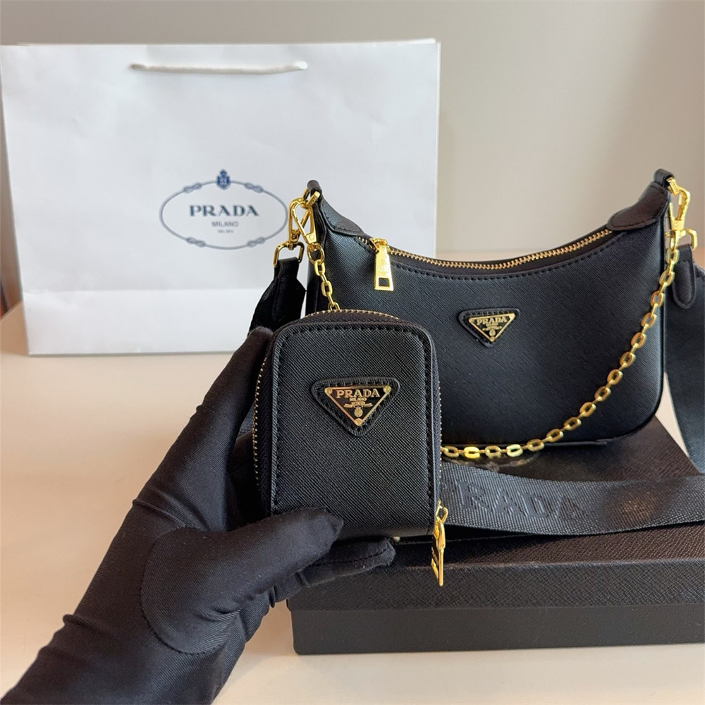High quality shoulder bag size:24*7*12cm PRA #29396 - Image 3