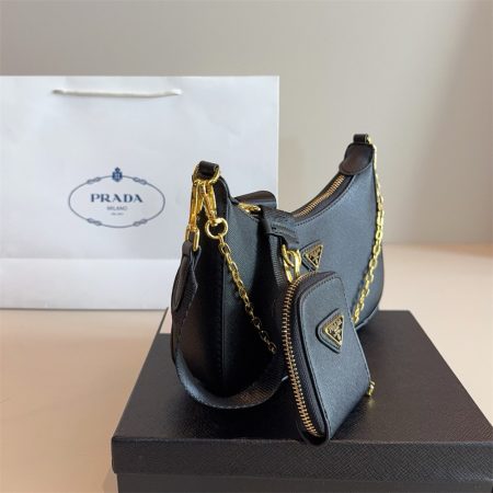 High quality shoulder bag size:24*7*12cm PRA #29396 - Image 4