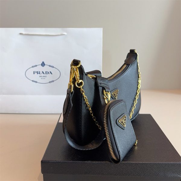 High quality shoulder bag size:24*7*12cm PRA #29396 - Image 4