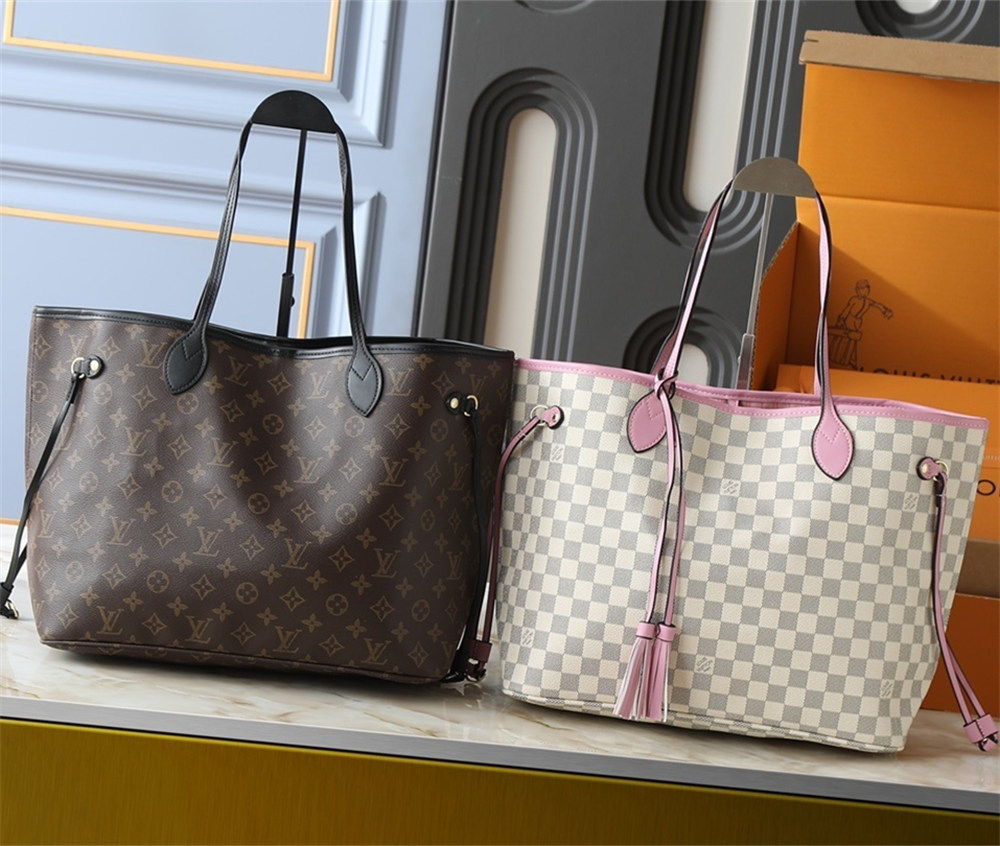 Top quality leather never Tote bag size:32*29*17cm LOV #29408 - Image 1