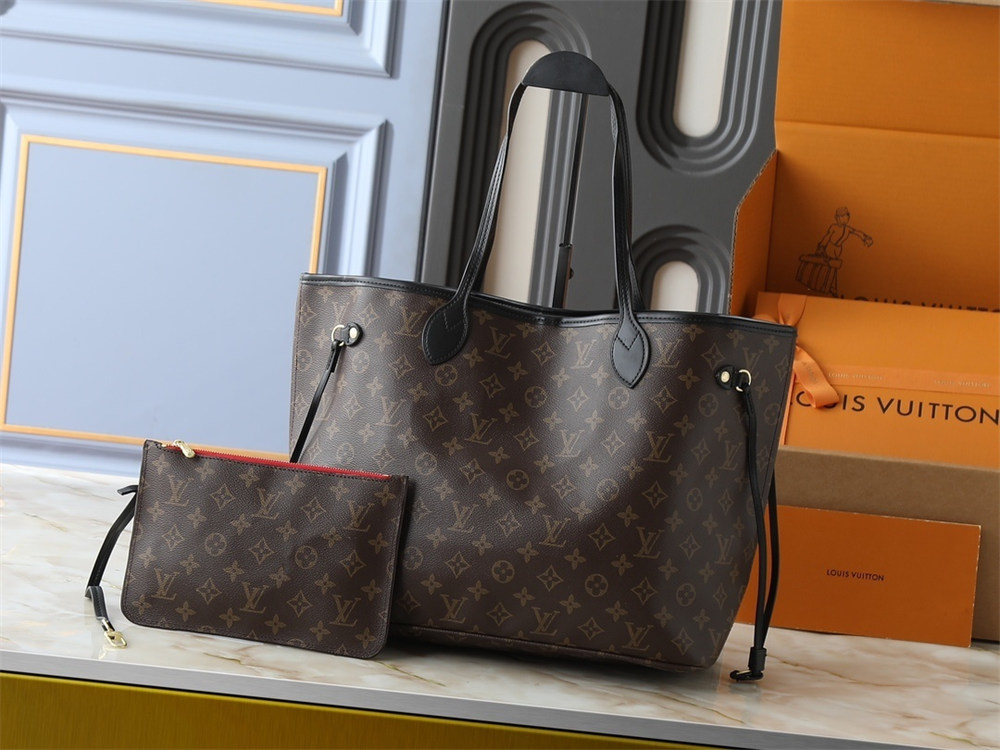 Top quality leather never Tote bag size:32*29*17cm LOV #29408 - Image 2