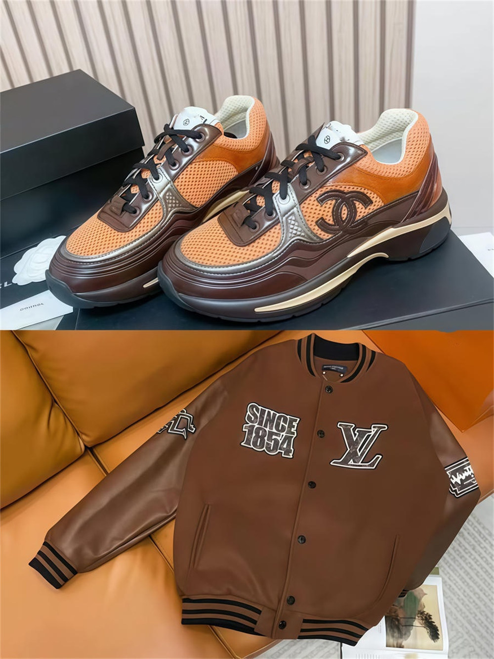 High quality sneaker & jacket set free shipping CHL #29424 - Image 1